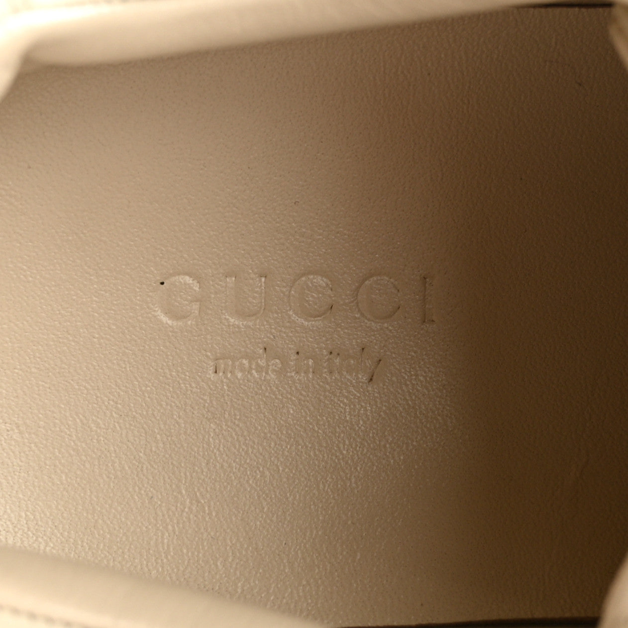 Gucci Calfskin Logo Womens Rhyton Sneakers 38 Ivory 9 of 15