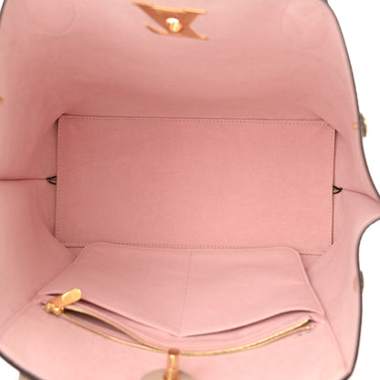 Louis Vuitton Calfskin Lockme Go Tote Greige 5 of 14