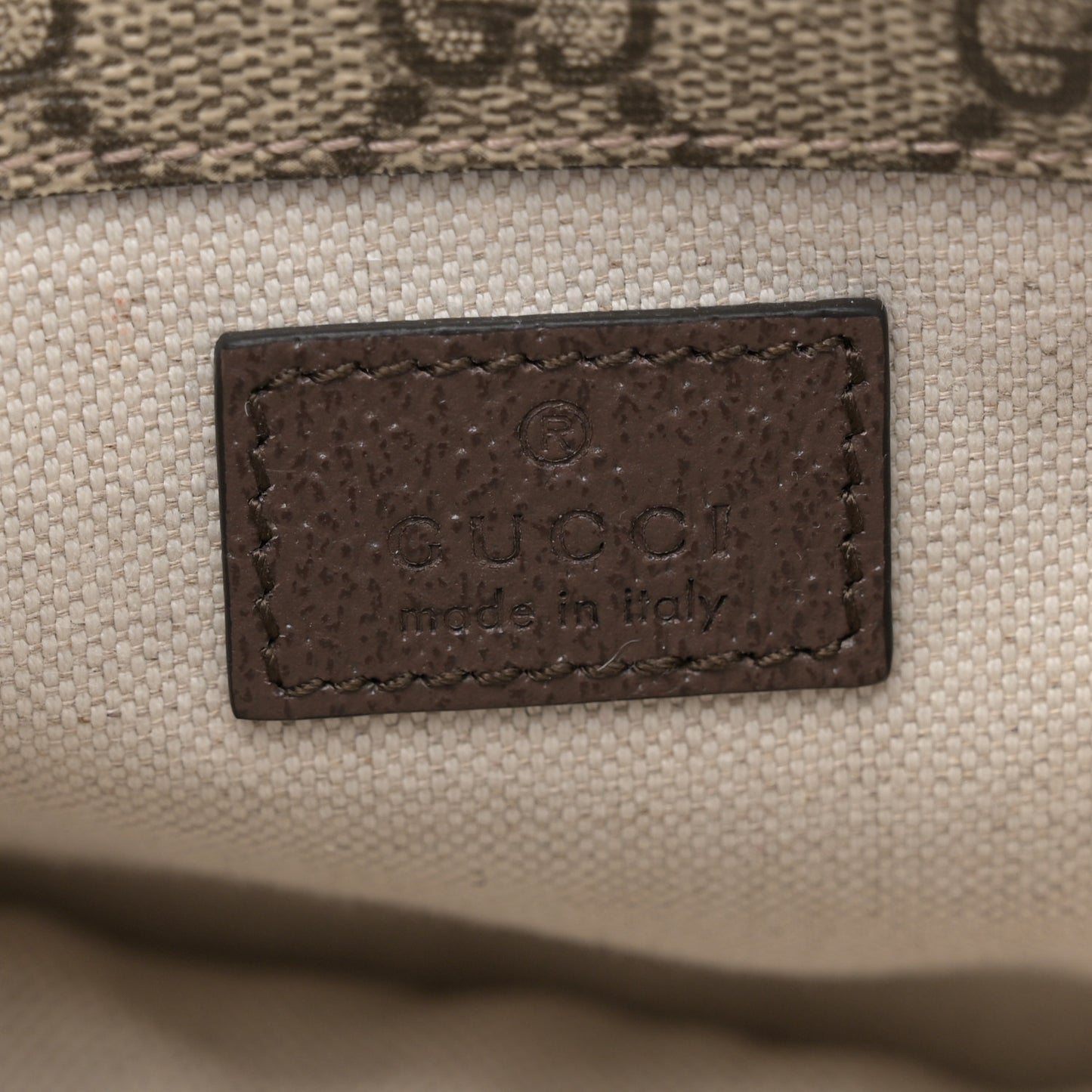 GG Supreme Monogram Web Small Neo Vintage Double Flap Messenger Bag Beige New Acero