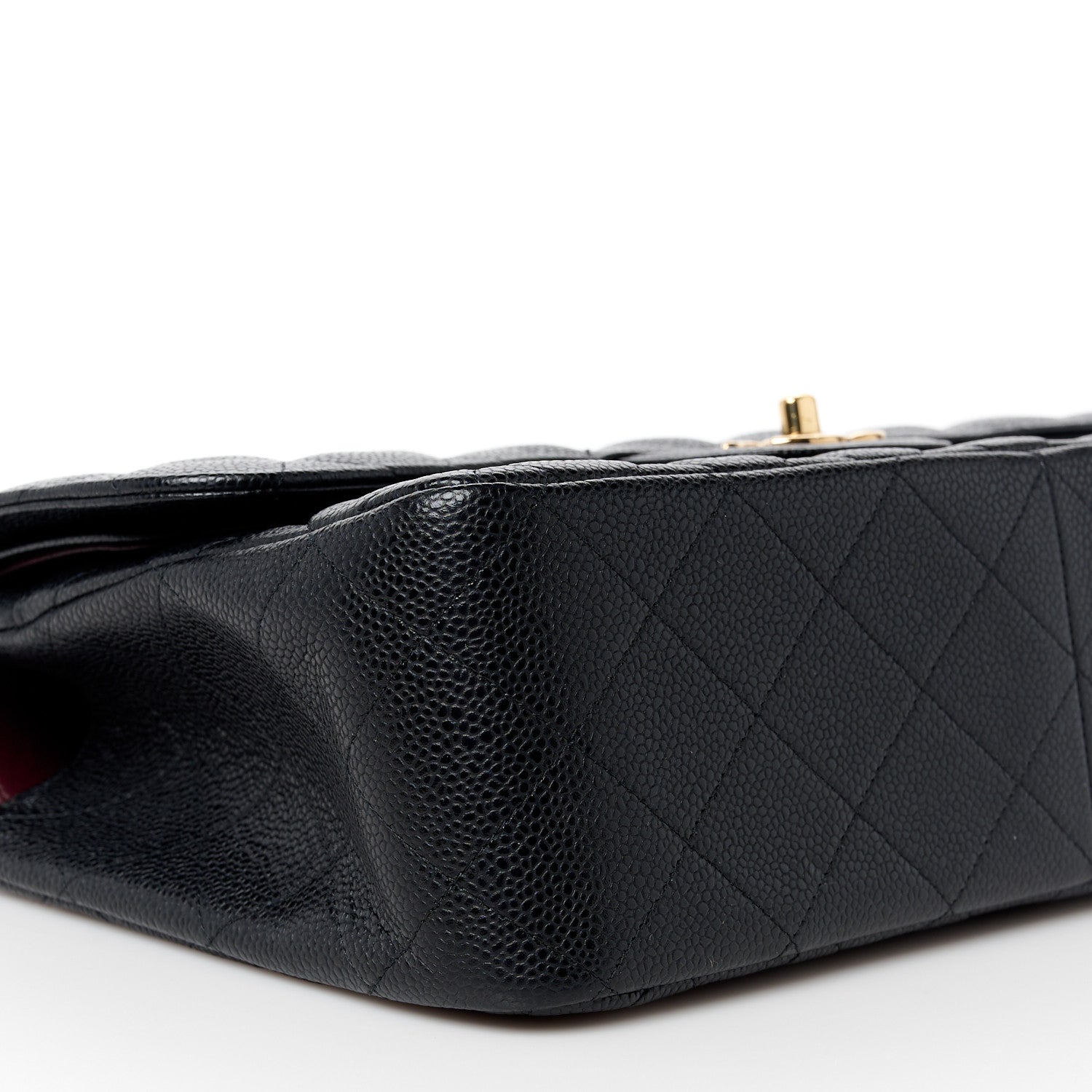 Chanel Caviar Quilted Jumbo Double Flap Black 10 of 12