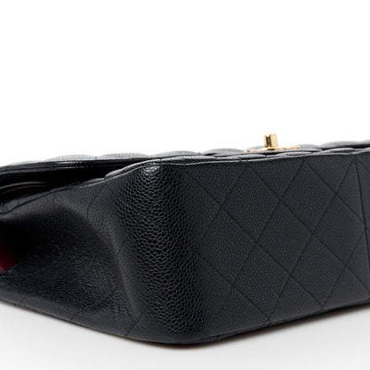 Chanel Caviar Quilted Jumbo Double Flap Black 10 of 12