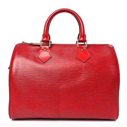 Louis Vuitton Epi Speedy 25 Rouge 1 of 12