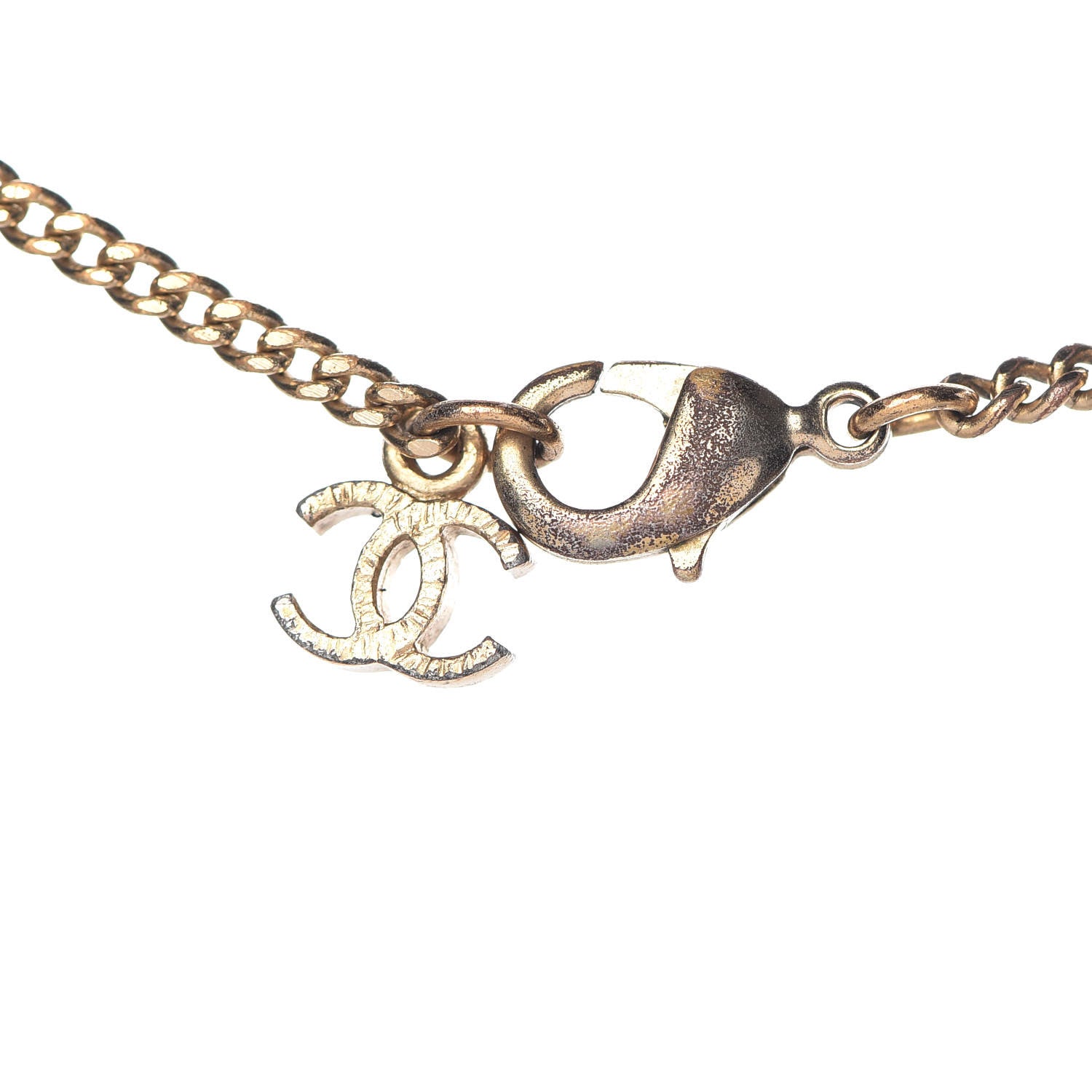Chanel CC Necklace Gold 6 of 7