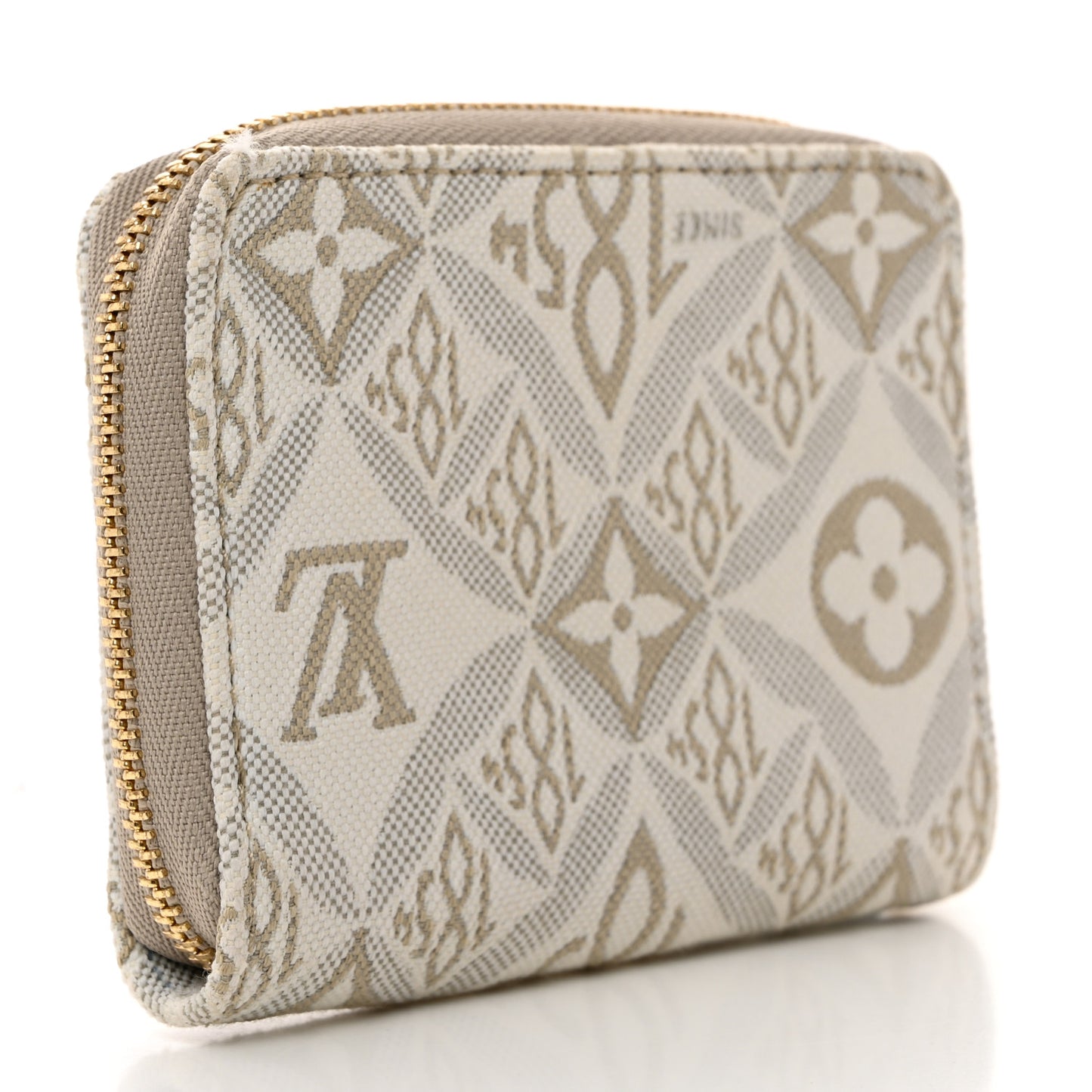 LOUIS VUITTON Jacquard Since 1854 Zippy Coin Purse Blue