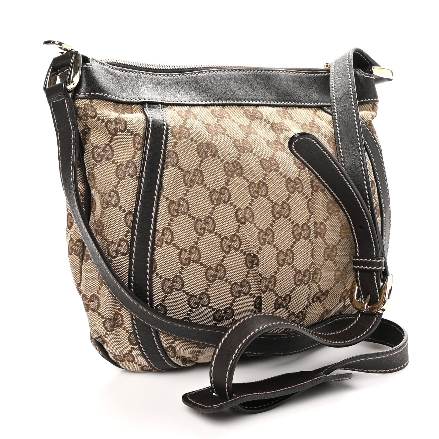 Monogram Small D Gold Ring Messenger Dark Brown