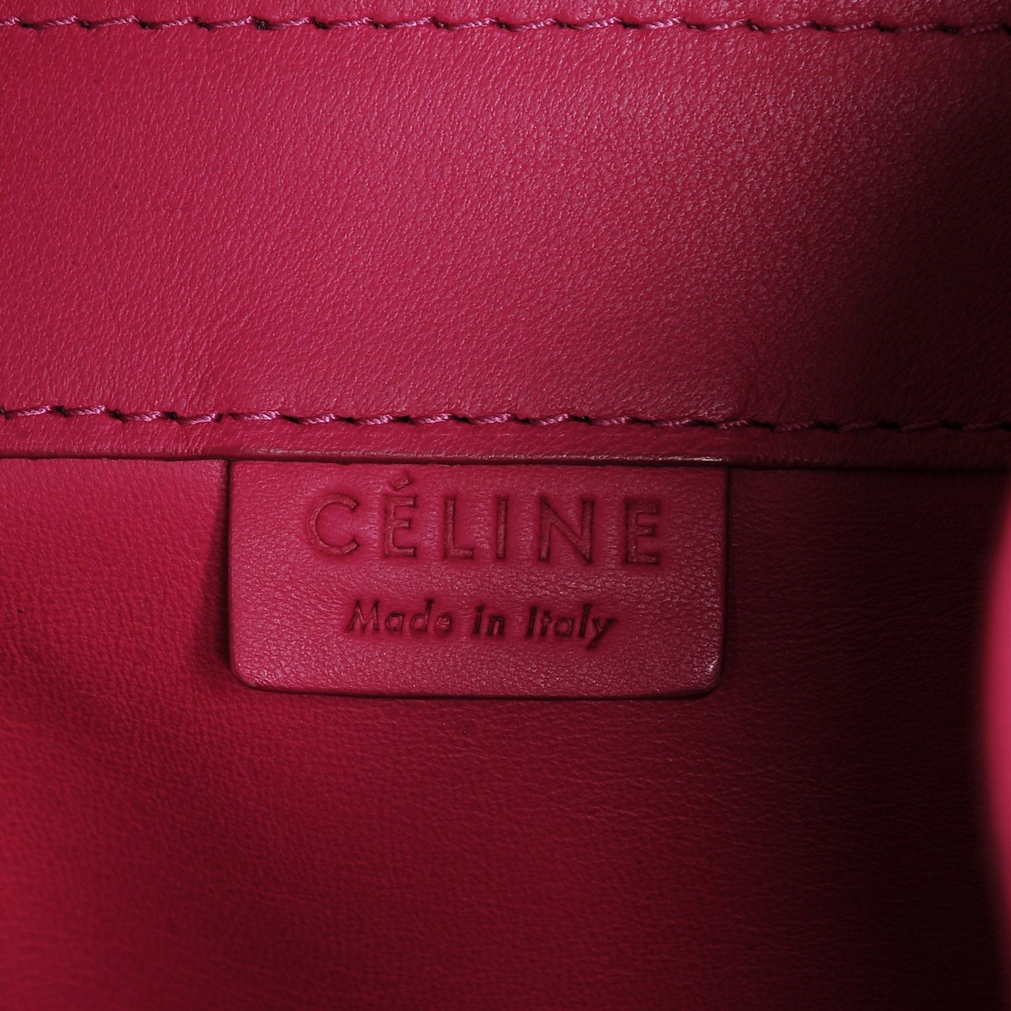 Lambskin Vertical Bi-Cabas Hibiscus