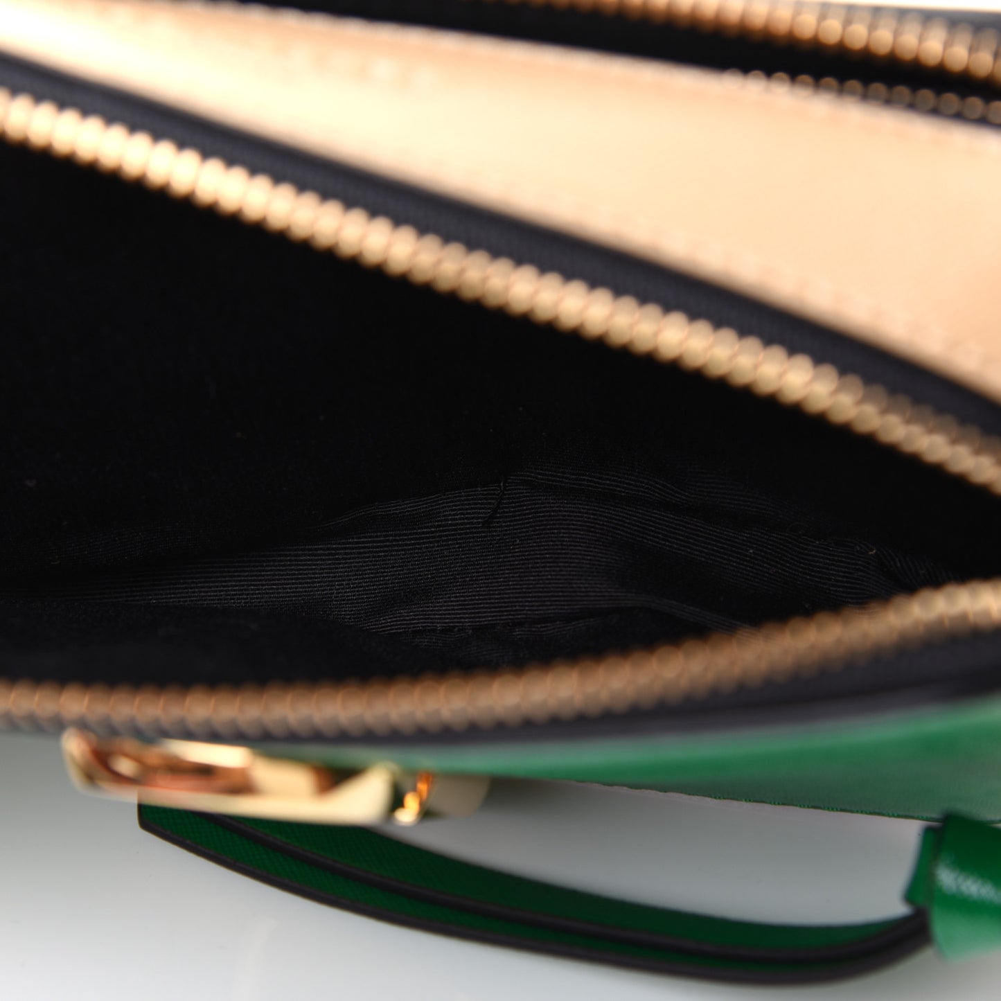 Saffiano Small Snapshot Camera Bag Green Multicolor
