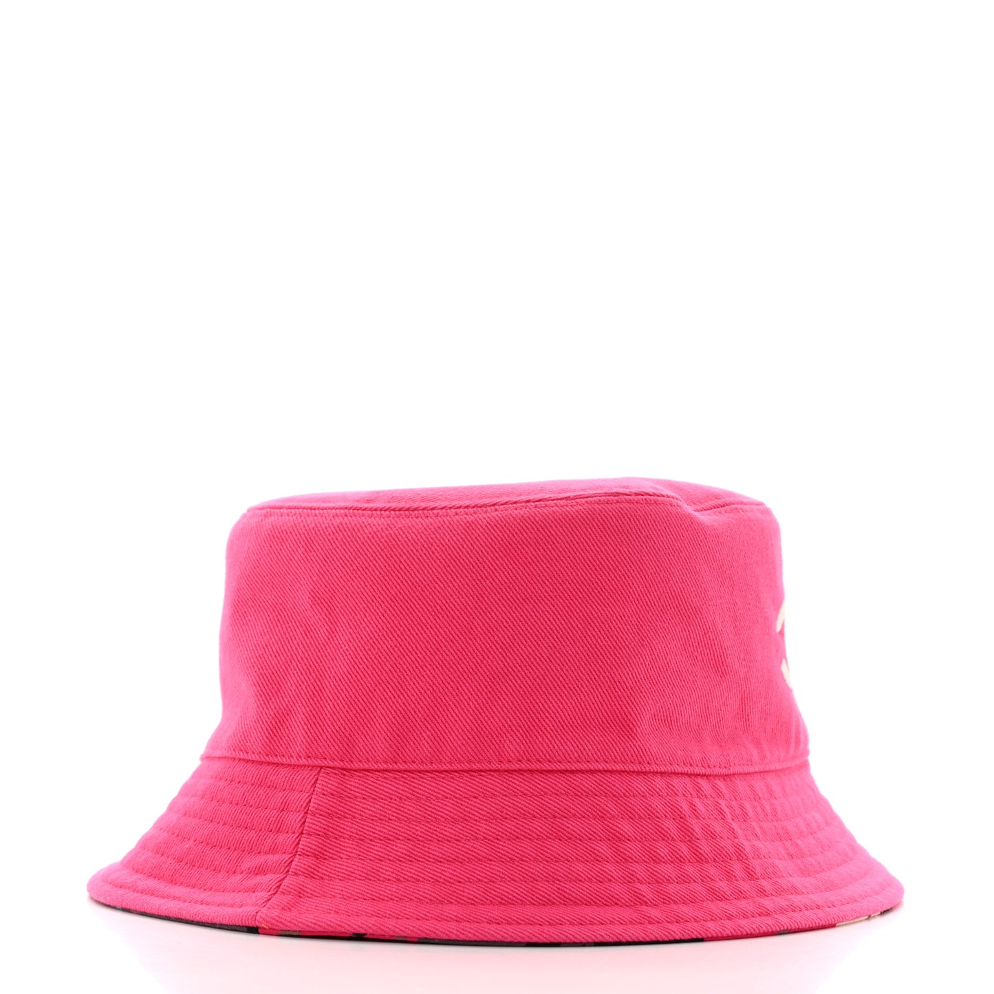 Canvas Reversible CC Bucket Hat Fuchsia