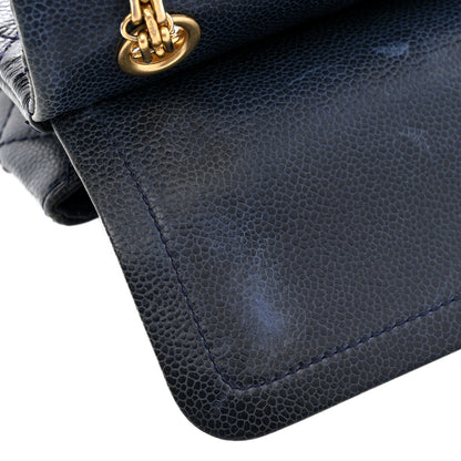 Chanel Caviar Quilted 2.55 Reissue 226 Flap Navy Blue 12 of 13