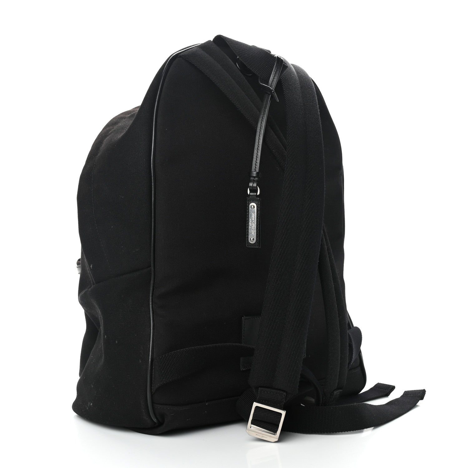Saint Laurent Nylon Waiting For Sunset City Backpack Black 2 of 16