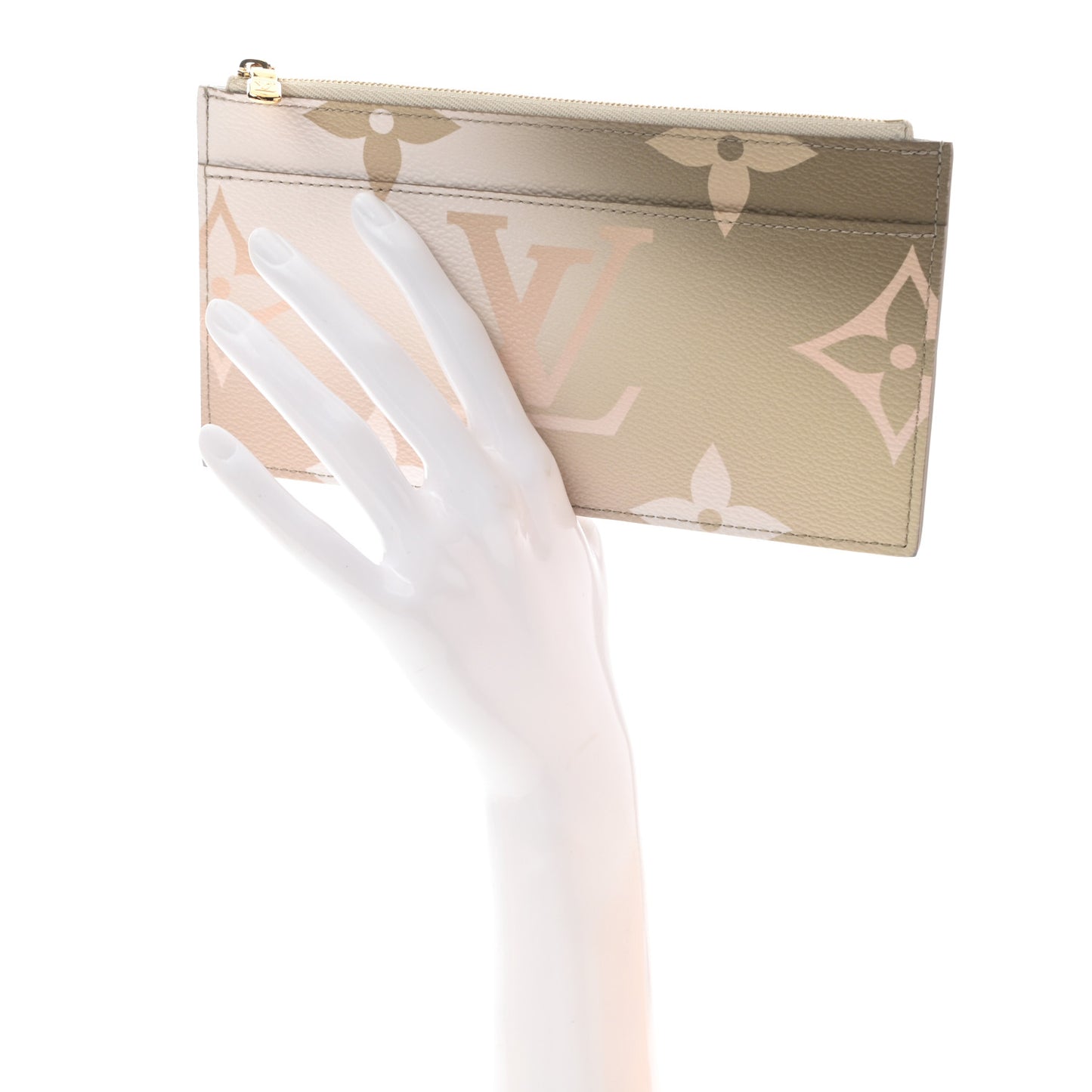 Monogram Giant Spring In The City Slim Purse Sunset Kaki