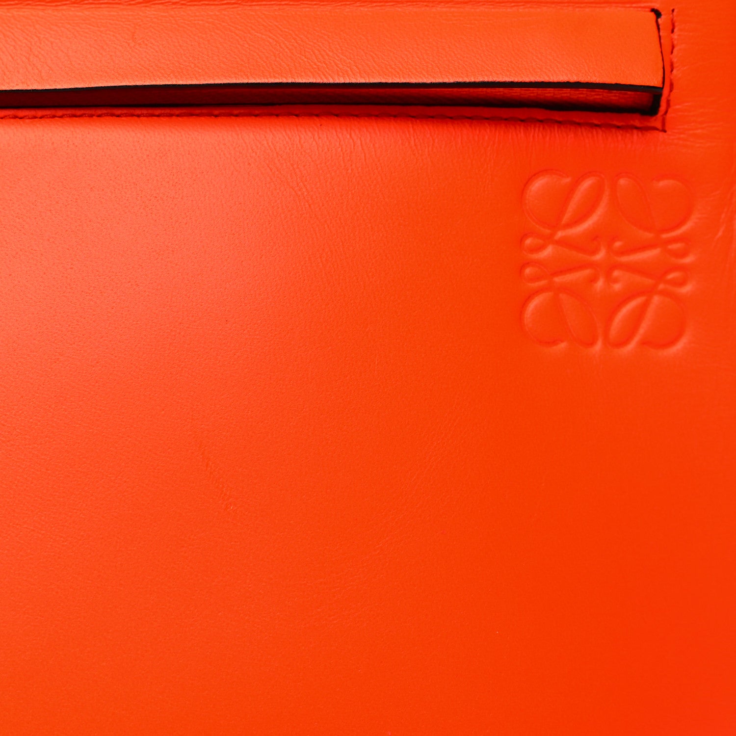 Loewe Calfskin T Pouch Orange 8 of 10