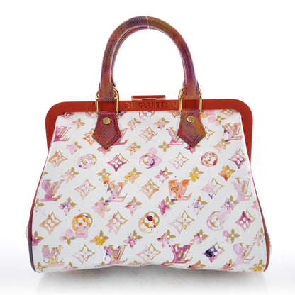 Louis Vuitton Watercolor Aquarelle Frame Speedy White 1 of 7