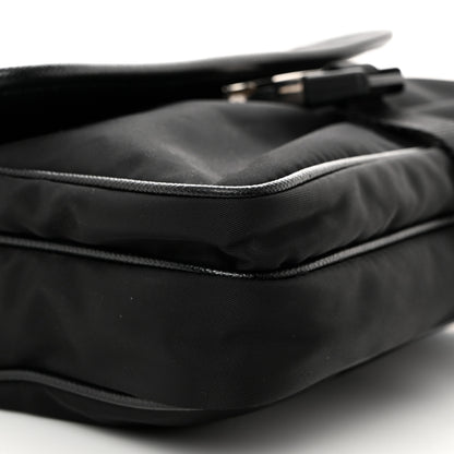 Prada Re-Nylon Saffiano Shoulder Bag Black 10 of 11