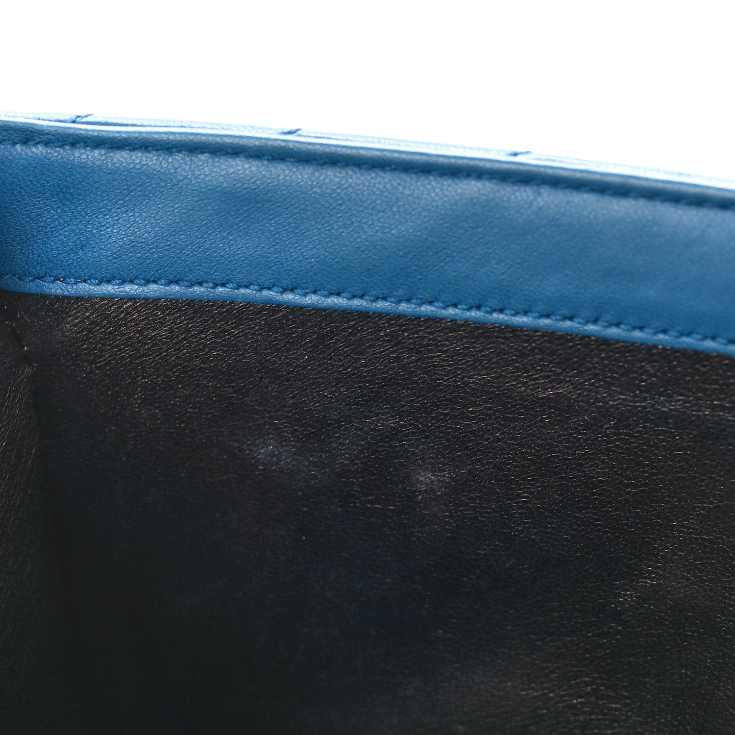 Saint Laurent Lambskin Matelasse Chevron Small Monogram Satchel Royal Blue 10 of 10