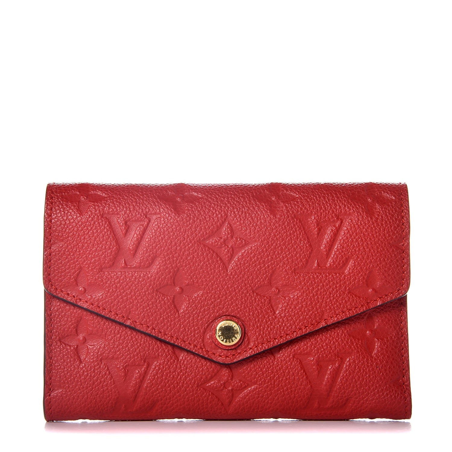 Louis Vuitton Empreinte Compact Curieuse Wallet Cherry 1 of 8