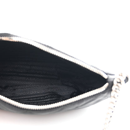 Prada Nylon Tessuto Impuntu Quilted Crossbody Bag Black 5 of 10