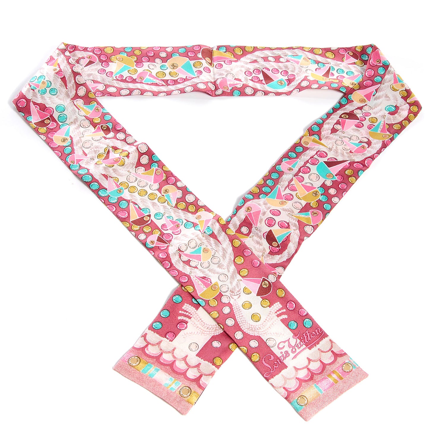 Silk Escale Bandeau Pink