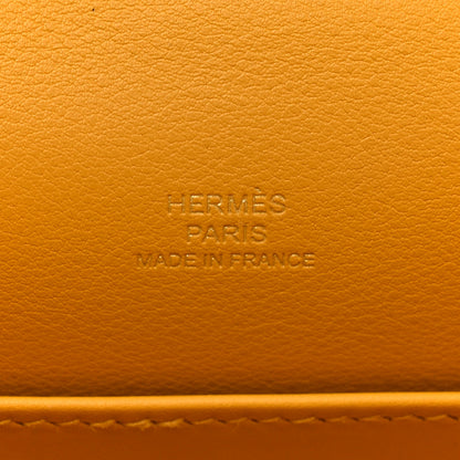 Hermes Swift Kelly Pochette Clutch Jaune Ambre 7 of 12