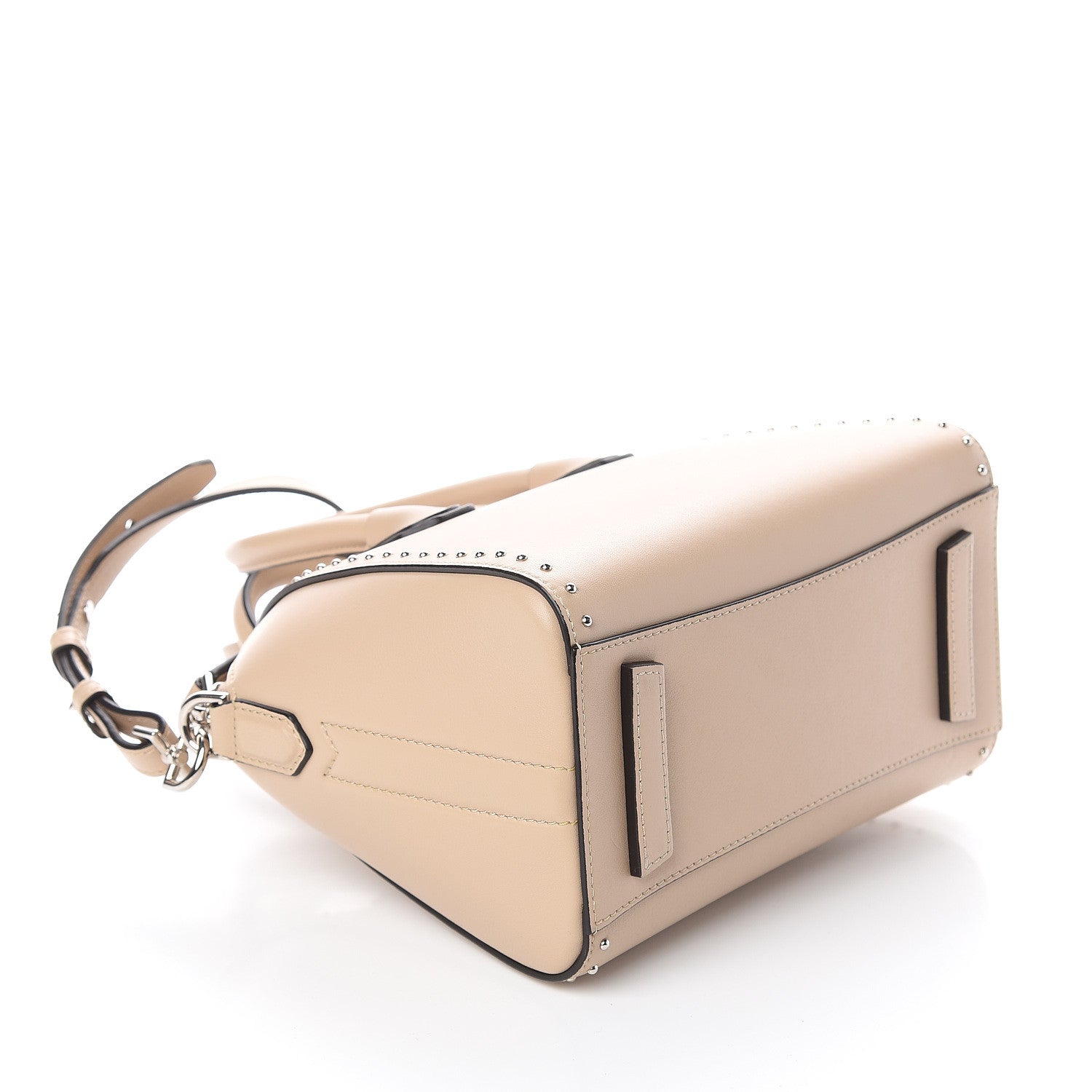 Givenchy Calfskin Mini Studded Antigona Beige Buff 3 of 9