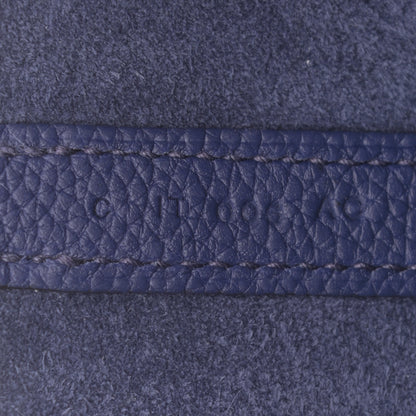 Hermes Taurillon Clemence Picotin Lock 22 MM Bleu Saphir 6 of 8