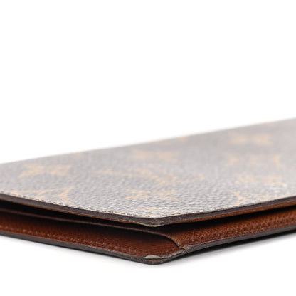 Louis Vuitton Monogram Simple Checkbook Holder Wallet Cover 8 of 17