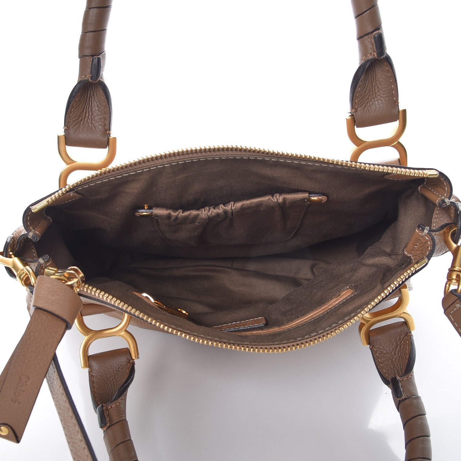Chloe Calfskin Medium Marcie Satchel Nut 6 of 8