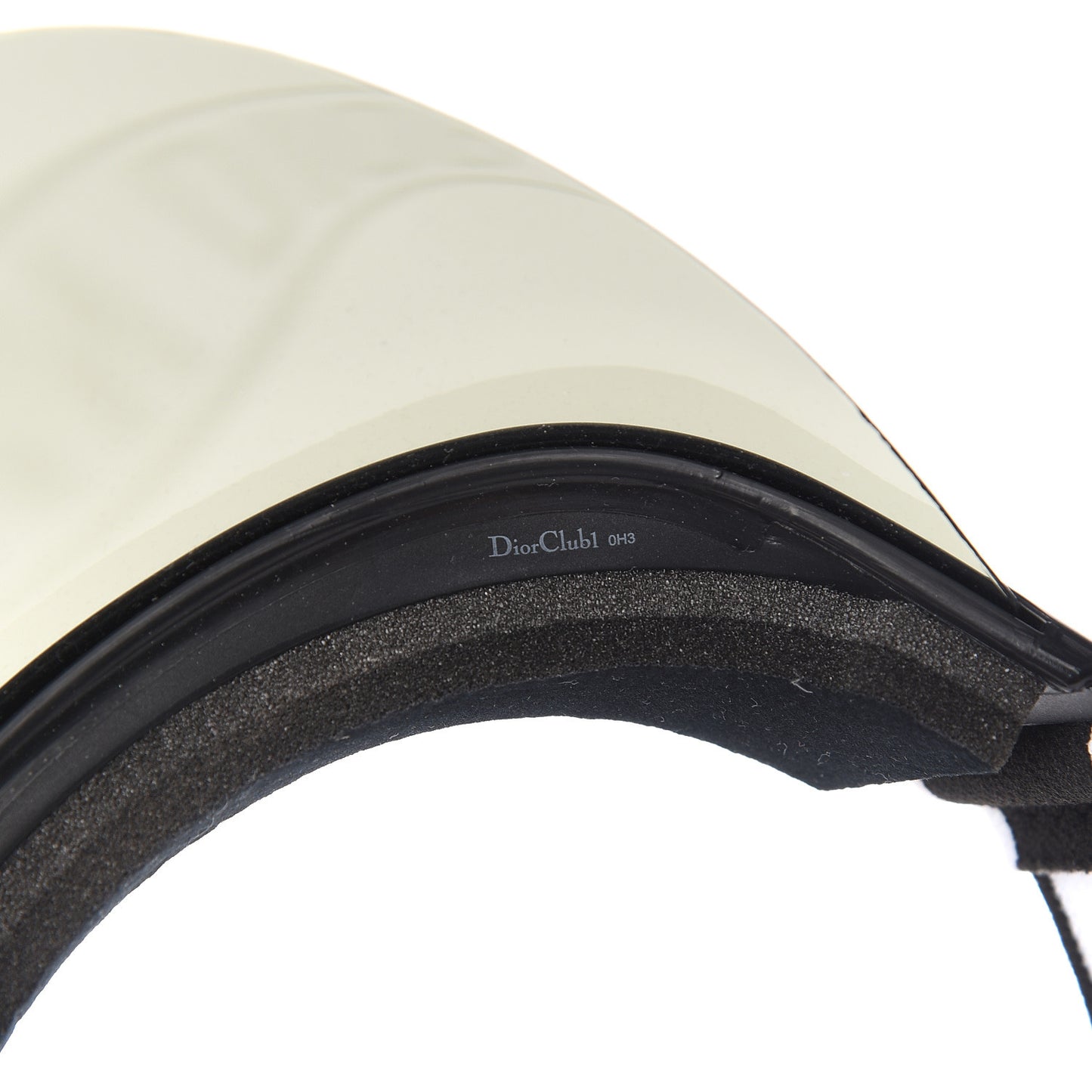 Mirrored DiorClub1 Sun Visor Black