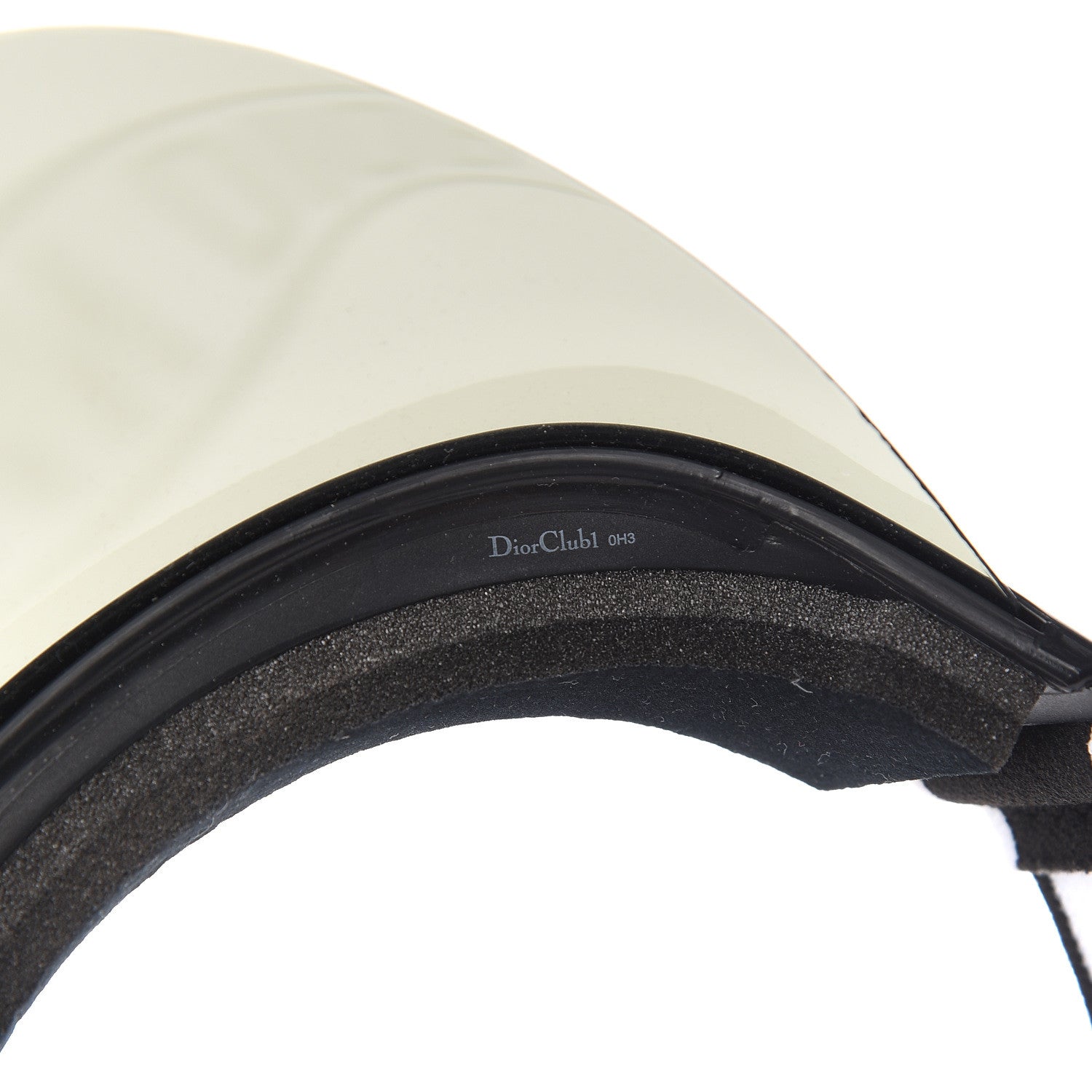 Christian Dior Mirrored DiorClub1 Sun Visor Black 6 of 7