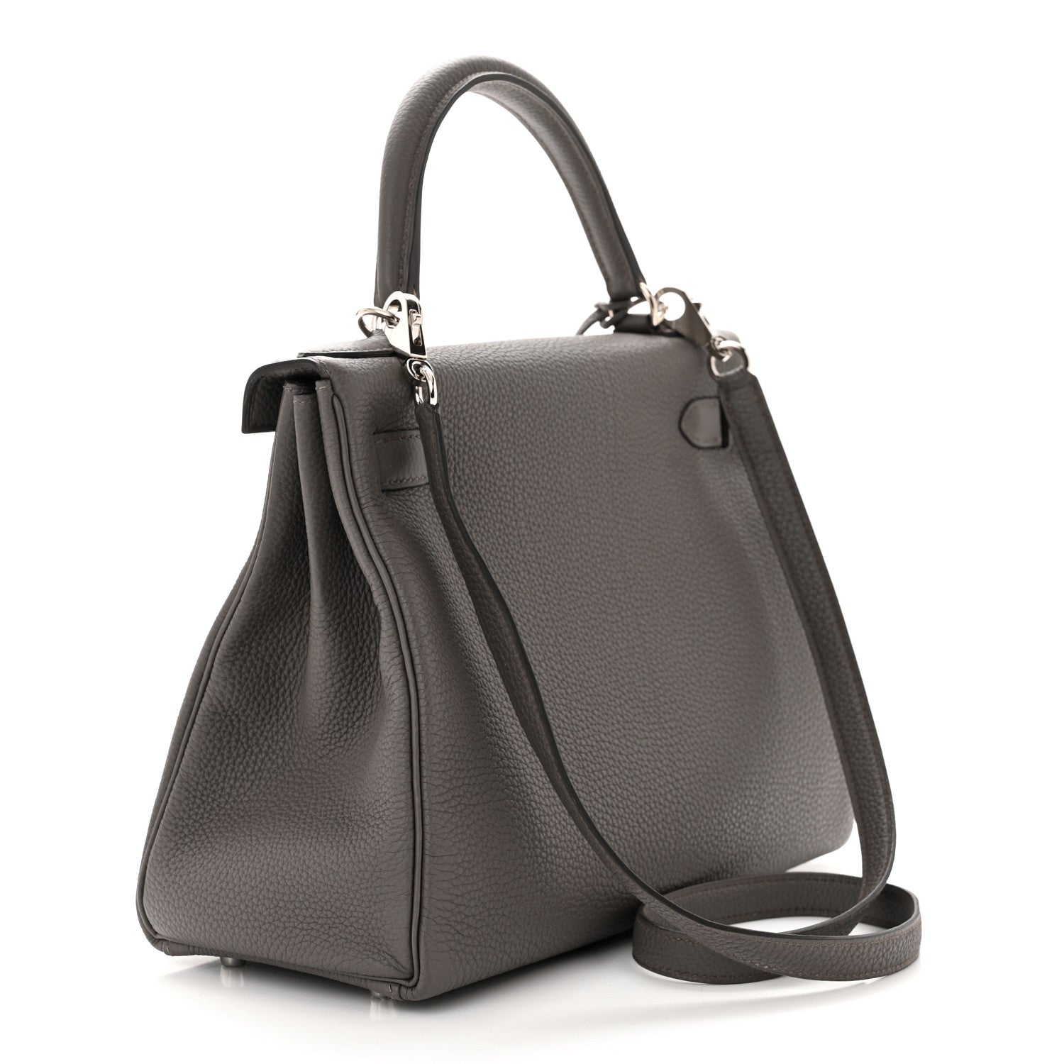 Hermes Togo Kelly Retourne 28 Etain 3 of 12