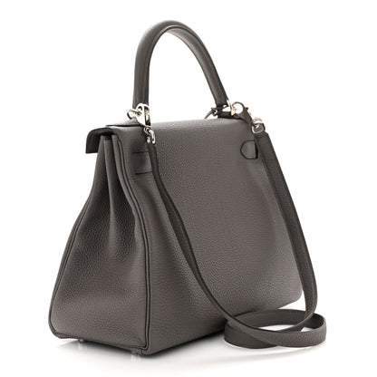 Hermes Togo Kelly Retourne 28 Etain 3 of 12