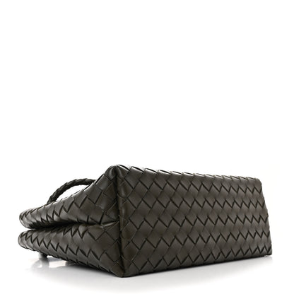 Bottega Veneta Nappa Intrecciato Medium Andiamo Shoulder Bag Kaki 4 of 9