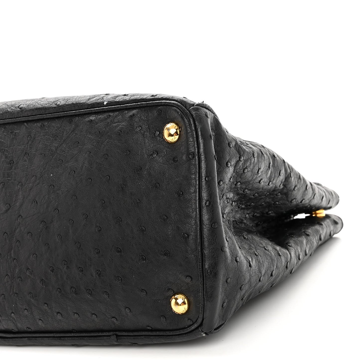 Ostrich Tote Black