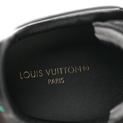 Louis Vuitton Calfskin Luxembourg Samothrace Sneakers 9 Black Purple Green 7 of 8