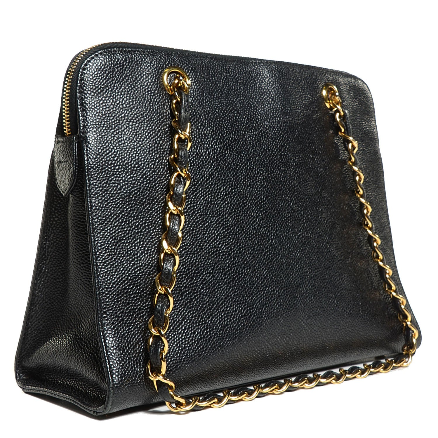 Chanel Caviar Flap Shoulder Bag Black 3 of 7
