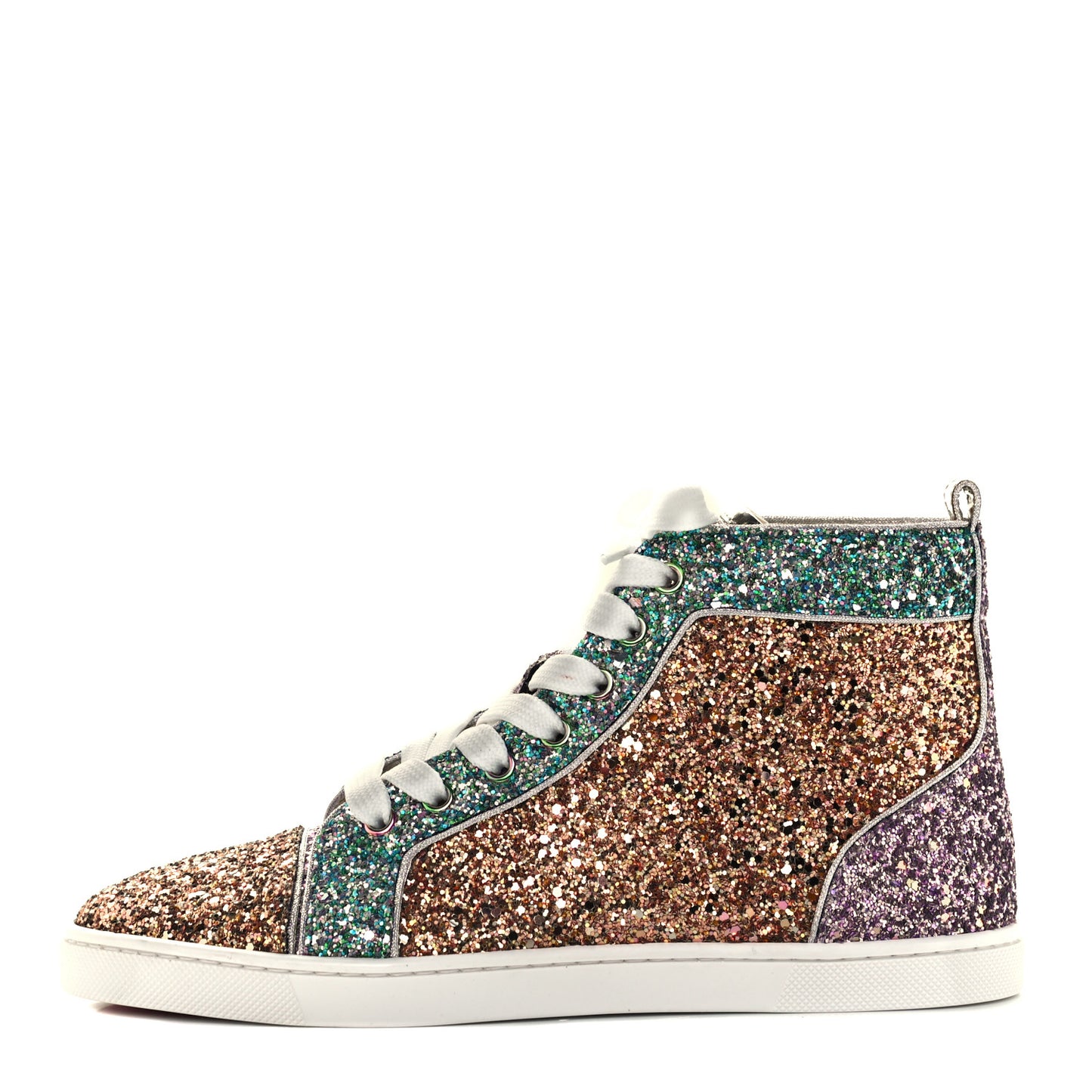 Bip Bip Glitter Womens Orlato Flat Sneakers 37 Multicolor