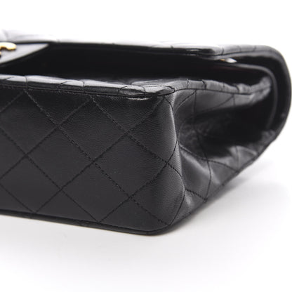 Chanel Lambskin Quilted Medium Double Flap Black 11 of 16