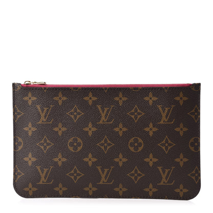 Louis Vuitton Monogram Neverfull MM GM Pochette Pivoine 1 of 10