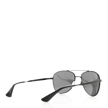 Prada Aviator Sunglasses SPR 70V Black 4 of 6