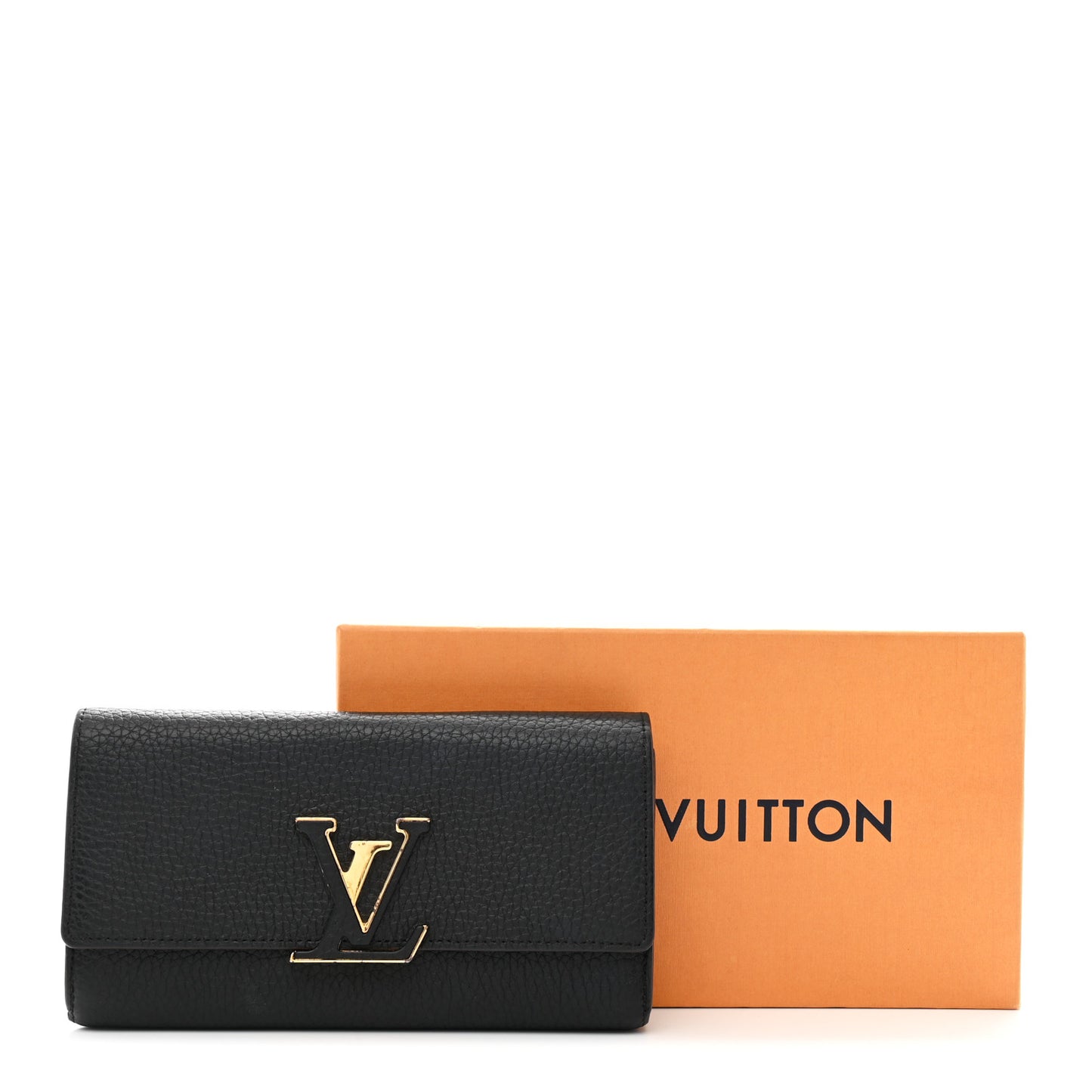 Taurillon Capucines Wallet Black