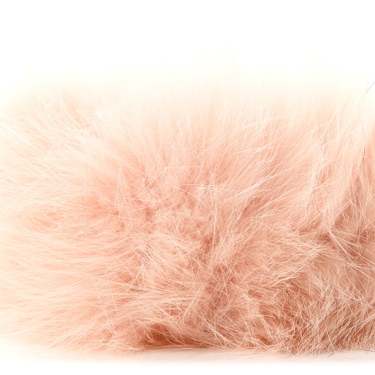 Fendi Nappa Rabbit Fox Fur Monster Eyes Mimosa 9 of 11