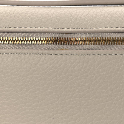 Loro Piana Grained Calfskin Extra Pocket Mini Pouch Light Travertine 7 of 10