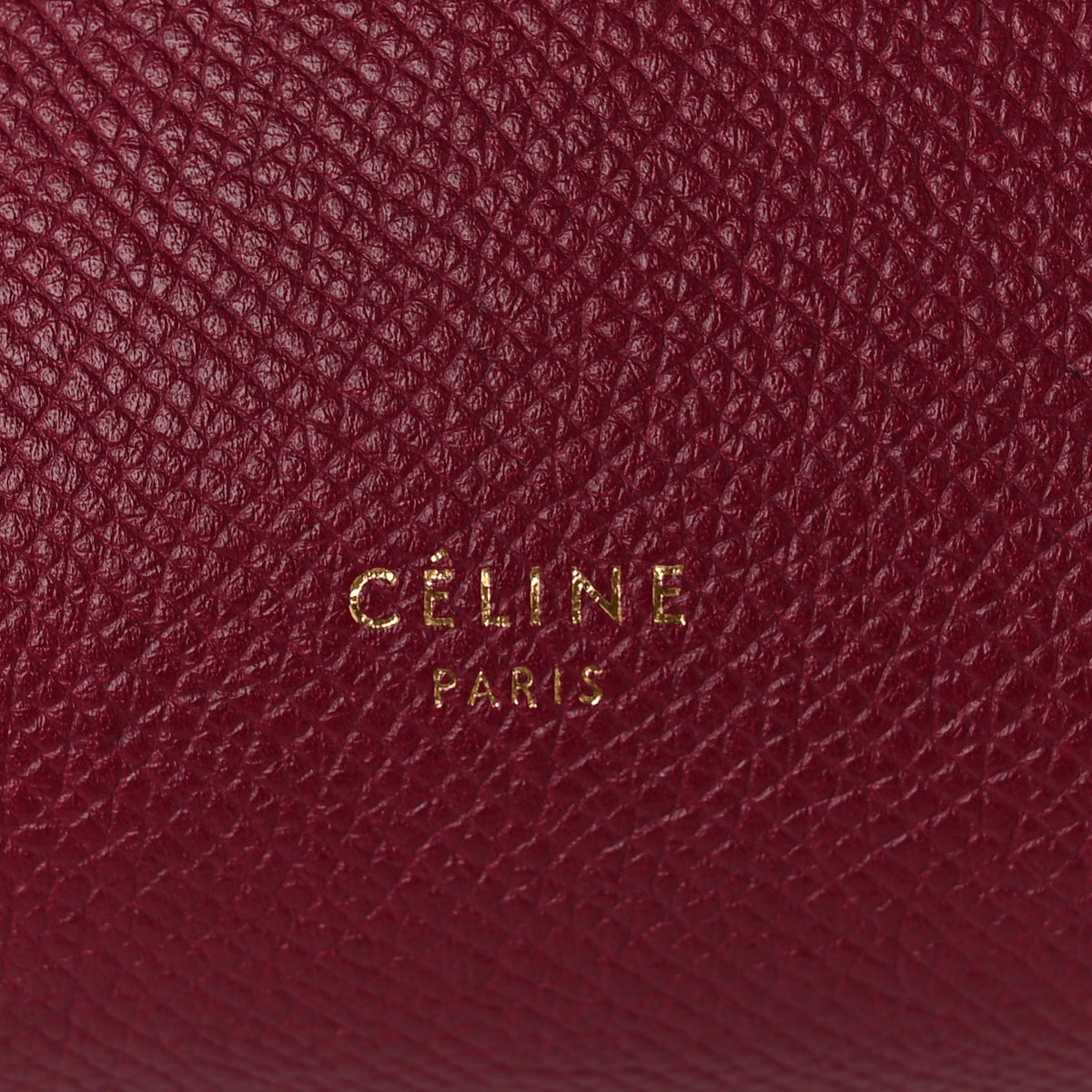Grained Calfskin Micro Belt Bag Plum