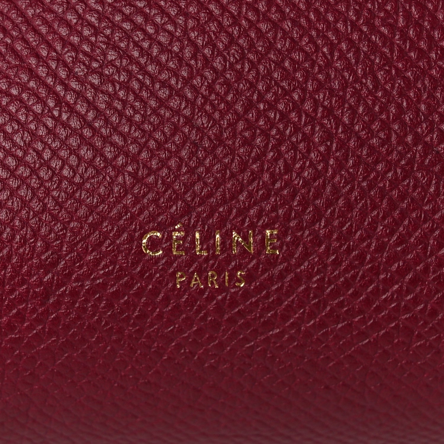 Celine Grained Calfskin Micro Belt Bag Plum 6 of 13