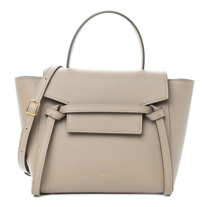 Celine Grained Calfskin Nano Belt Bag Light Taupe 1 of 10