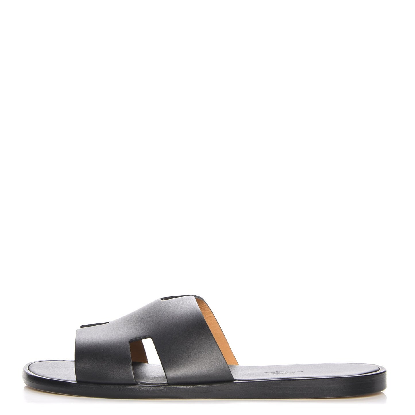 Calfskin Mens Izmir Sandals 42 Black