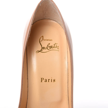Christian Louboutin Patent Fifille 100 Pumps 39 Nude 8 of 10