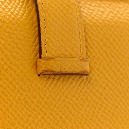 Hermes Epsom Bearn Card Holder Wallet Jaune Ambre 8 of 9