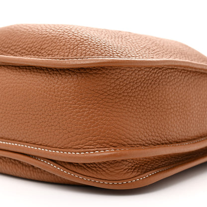 Hermes Taurillon Clemence Evelyne III PM Gold 10 of 11