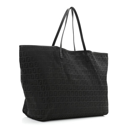 Fendi Zucchino Shopping Tote Black 7 of 16